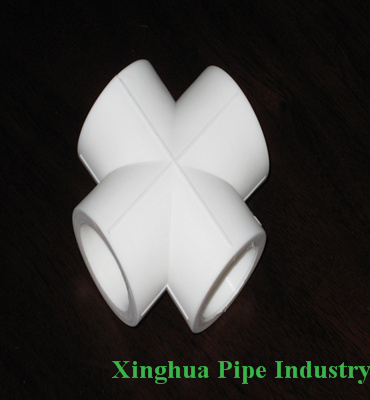 ppr cross pipe fittings for hot cold water