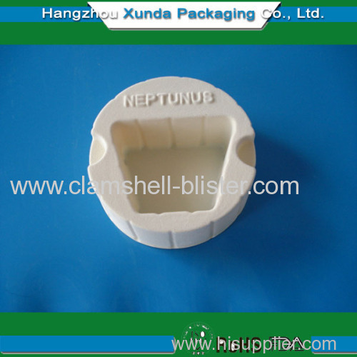 Plastic blister cavity packaging tray for cosmetic
