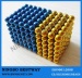 216pcs/set Buckyballs with Window Round Steel Box different coating