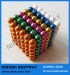 216pcs/set Buckyballs with Window Round Steel Box different coating