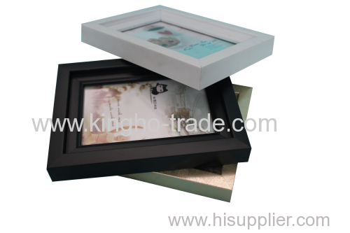 White/Black/Golden Border PS Photo Frame