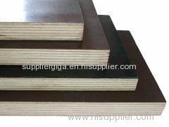 factory for sale 3*6 black/brown wholesale two times hot press Melamine poplar core plywood