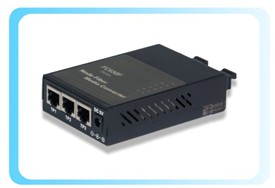 node type Ethernet fiber media converter with two fiber ports