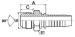 SAE male 90 cone seat for hydraulic hose fitting 17811