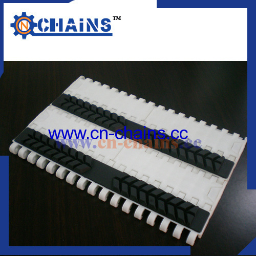 flat rubber top 1.0inch pitch modular conveyor belt