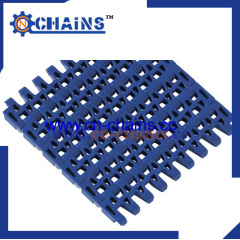 25.4mm pitch Flush Grid straight running plastic conveyor belt