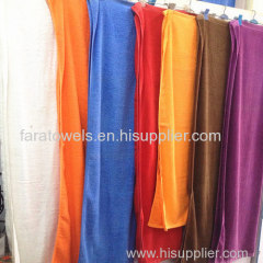 100% cotton plain dyed Bath towels