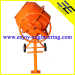 Electric portable concrete mixer with 160L casting gear