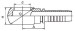 BSP banjo bolt for hydraulic tube fitting