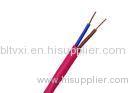 2 Core Silicone Fire Resistant cable , Low Smoke Fire Alarm Cable with Copper Conductor