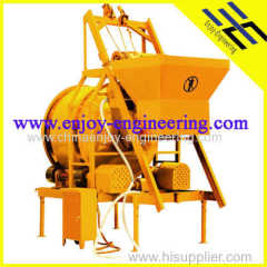 JZC750 electric Concrete Mixer and sliding hopper