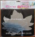 leaf mirror window decals