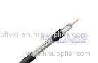 PVC 18 AWG CCS Bonded CATV Coax Cable MATV CCTV Black Coaxial Cable