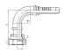 ORFS female flat seat pipe fitting hydraulic tube metal fitting 24291 24291-T 24291W