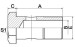 BSP Bolt Fitting hose hydraulic fitting