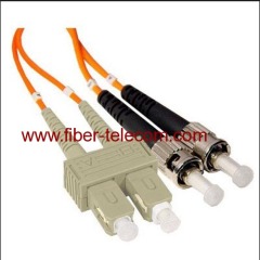 SC-ST Multi Mode Duplex Fiber Optic Patch Cord