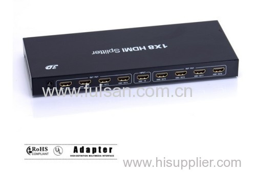 HDMI Splitter 1x8 / 1 input 8 output hdmi switch splitter