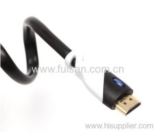 High Quality flat HDMI cable 2M 3D full 1080p Manufacturer