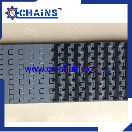 rubber top straight running modular conveyor belt