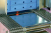 rubber top straight running modular conveyor belt