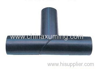 HDPE Heat Fusion Welding Equal Tee Pipe Fittings