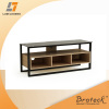 Modern Wood and Glass TV Stand