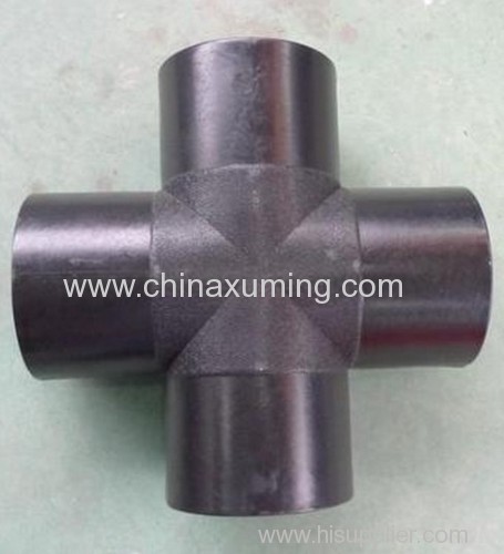 HDPE Butt Fusion Injection Cross Pipe Fittings