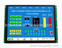 10.4 inch TFT lcd module with embedded 4-wire resistive touch panl controller ,800x600 resolution
