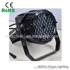 54pcs*3w RGBW Waterproof LED Par Stage Light for Wedding