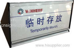 CN-V002 aluminium desk(table) sign