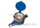 Brass Rotary Multi Jet Water Meter , ISO 4064 Class B mechanical Water Meter