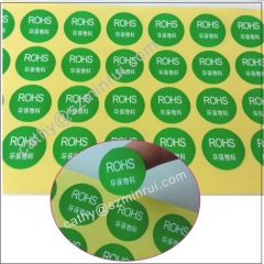 Custom Color Self Adhesive Labels Sticker