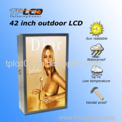 all weather outdoor lcd digital display