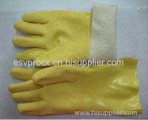 Rubber Latex Warm Winter Gloves With Smooth Liner For Household Working