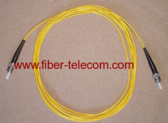 ST-ST Single mode Simplex Fiber Optic Patch Cord