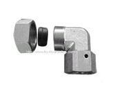 Hydraulic fittings 90 degree elbow reducer tube adapter with swivel nut 2C9/2D9