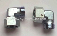 Hydraulic fittings 90 degree elbow reducer tube adapter with swivel nut 2C9/2D9