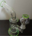 oil rig wax glass bubbler waterpipes with glass nail and dome