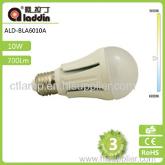 A60 LED Light Bulb E27 10W 800Lumens PF>0.9