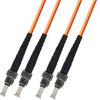 ST-ST Multi Mode Duplex Fiber Optic Patch Cord