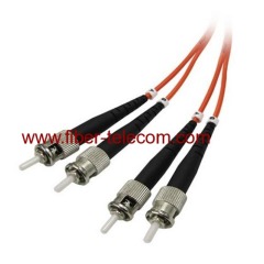 ST-ST Multi Mode Duplex Fiber Optic Patch Cord