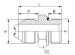 JIC MALE 74 degree CONE/ BSP male captive seal Carbon steel hydraulic Adapters