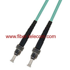 ST-ST OM3 Multi mode Simplex AQUA Fiber Optic Patch Cord