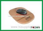 Picture Washable Gel Wrist PU Leather Mouse Pad For Promotion / Gamer
