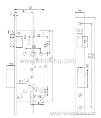 Hot Sale Stainless Steel DIN Lock Body