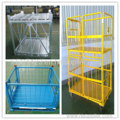 foldable steel metal pallet