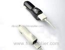 Mini Dual USB Car Chargers 5V 3A For Electronic Products , Black / White