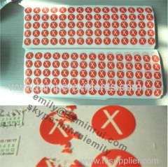 Order Round Destructible Label Printing,Custom Destructive Sticker Print,Round Security Tamper Resistant Labels