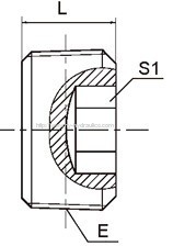 BSPT male hollow hex Plug 4TN-GM