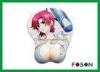 Picture Eco - Friendly Gel 3D Beauty Breast Mouse Pad Promotional